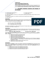 Modular Exam No. 1 - Terzaghi's Bearing Capacity and Design of Axially Loaded Square Column