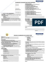 Checklist of Requirements For Building Permit and Occupancy (Repair and Ammendment)