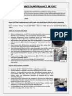 Ammonia Refrigeration Planned Maintenance Report