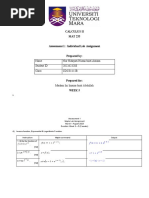 Assessment1 CDCS1112B MAT233