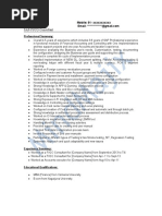 SAP FICO Sample Resume 3