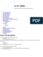 UNIX Commands For DBAs