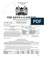 Ke Government Gazette Dated 2022 07 27 No 145