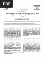 The Development of The Nitrous Oxide-Acetylene Flame For Aas