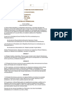 Concordato Entre Republica Dominicana y La Iglesia Catolica