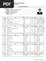 Avance Curricular - Garcia Galbo