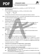 Sheet - 01 - Straight Lines