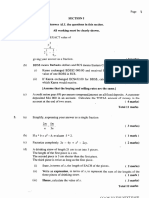 Form 4 Math Practice Exam