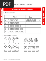 El Doble de Un Número