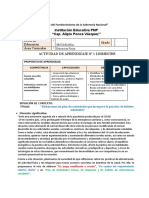 ACTIVIDAD 1 I 4°C APV 2022 Educasion Fisica