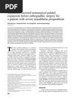 2010 Miniscrew Assisted Nonsurgical Palatal