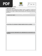 Acta Comite Formato