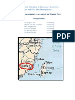 Xiamen Port Risk Assessment Final Version