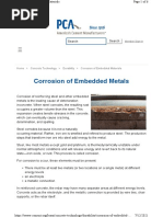 Corrosion of Embedded Metals