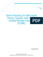 MS Team Direct Routing With Cube