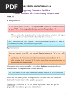 Autovalores y Autovectores - Clase 15 - Guía Teórica