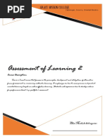 Assessment of Learning 2 Module 1