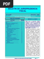 Boletin de Jurisprudncia Fiscal 23-2005