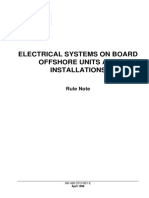 NR 428 DTO R01 E - Electrical Systems On Board Offshore Unit