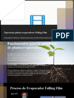 Operación Planta Evaporadora Falling Film