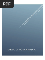 Trabajo de Música, Grecia. 