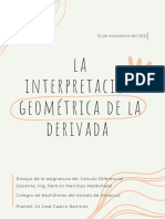 La Interpretación Geométrica de La Derivada