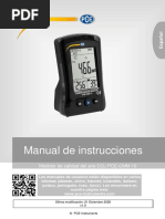 Manual Medidor Calidad Aire Pce CMM 10 v1