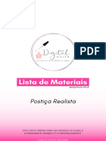 01 Lista de Materiais Postiça Realista