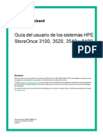 Guía Del Usuario de Los Sistemas HPE StoreOnce 3100, 3520, 3540 y 5100-c04920379