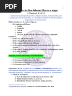 La Palabra de Dios Debe Ser Pilar en El Hogar