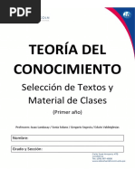 Teoría Del Conocimiento - Selección de Textos 1