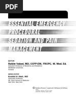 Essential Emergency Procedural Sedation and Pain Management: Rahim Valani, MD, CCFP-EM, FRCPC, M. Med. Ed