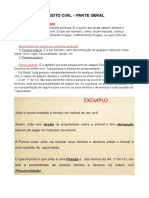 Direito Civil - PARTE GERAL 2