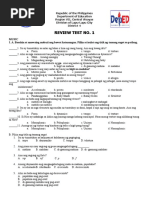 Review Test 4TH Quarter 1