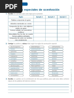 5° COMUNICACIÓN - Casos Especiales de Acentuación