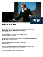 (English-中文 (简体) ) Letting Go of God