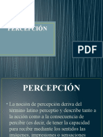 Percepción y Las Emociones