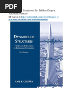 Dynamics of Structures 5th Edition Chopra Solutions Manual