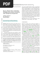 Exact Finite-State Machine Identification From Scenarios and Temporal Properties