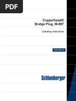 Copperhead Bridge Plug M-957 Operating Instructions