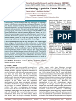 A Review Immuno Oncology Agents For Cancer Therapy