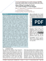 Application of Deep Learning For Early Detection of Covid 19 Using CT Scan Images