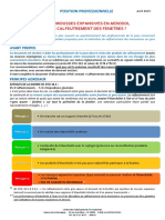 Position Pro Ufme Mousses Aerosol Def