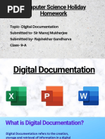 Computer Science Holiday Homework