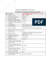 Technical Specification For 33KV VCB Board