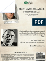 Erich Maria Remarque: Scriitor German