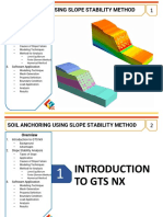 3D Soil Anchoring Using Slope Stability Method