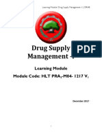 Drug Supply Management - I: Learning Module Module Code: HLT PRA - M04-1217 V