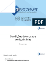 Prescrever - Aula Dor e Inflamação e Geniturinárias