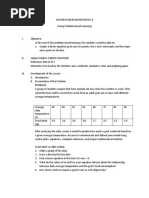 Lesson Plan in Math 8 Using Problem Based Learning